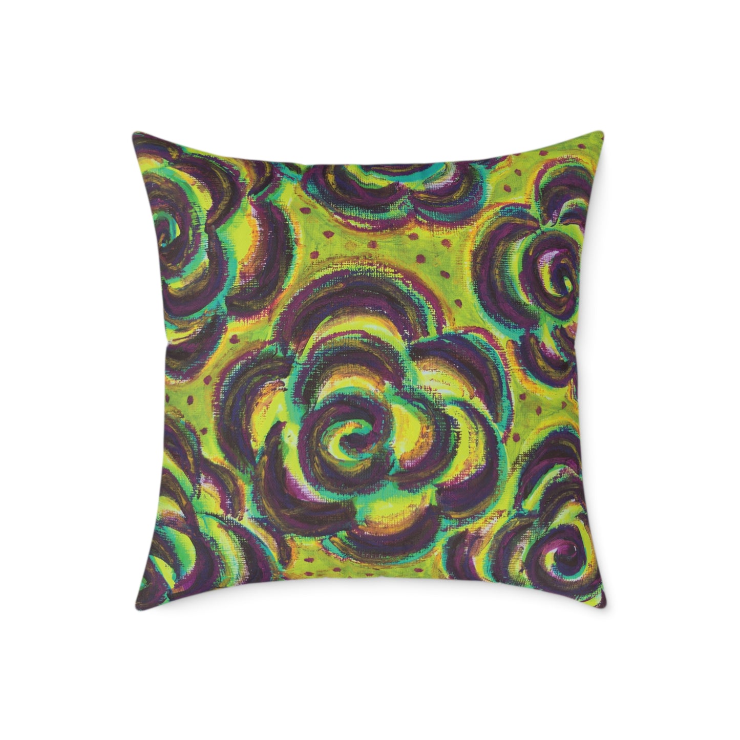 Art Pillow - Peridot Roses