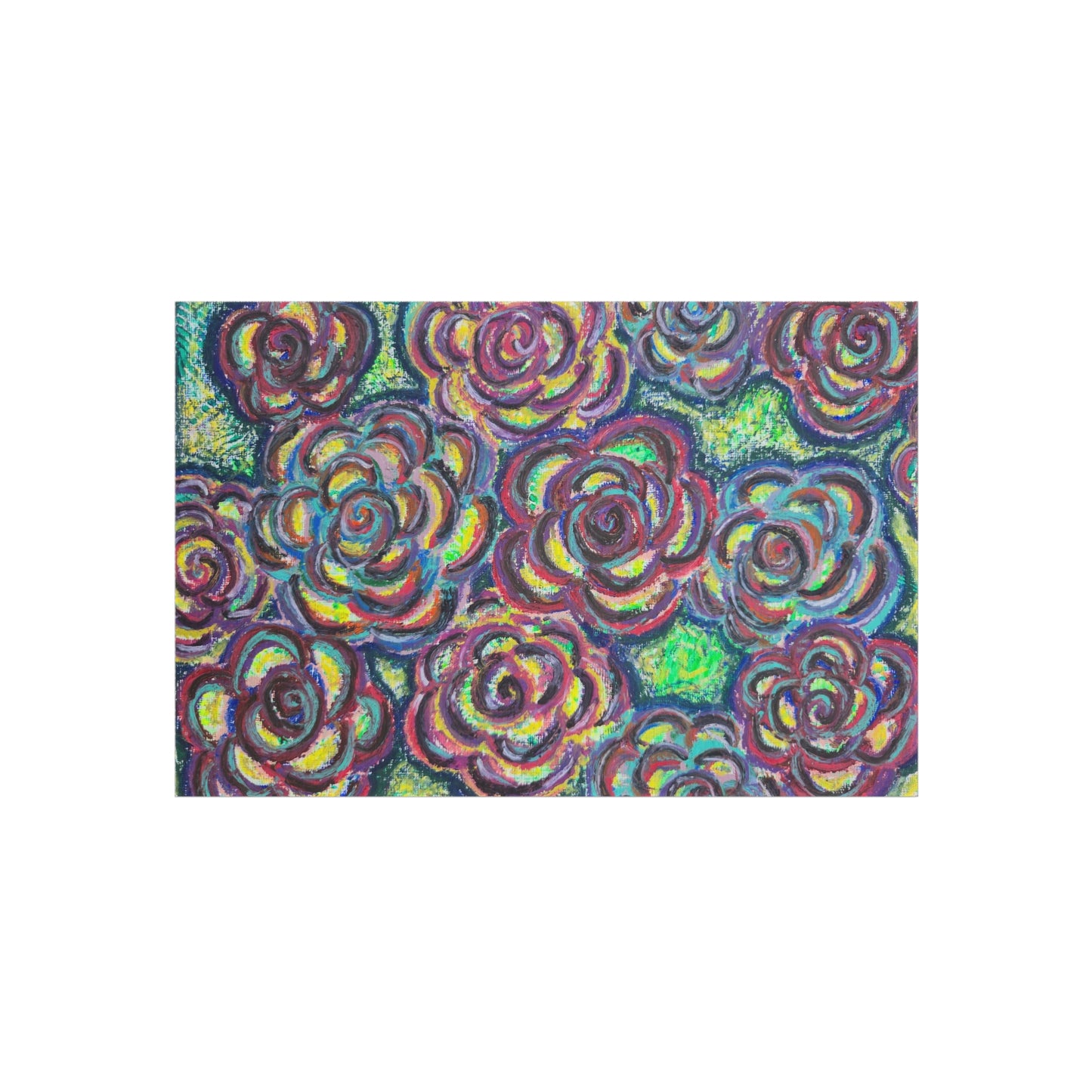Art Rug - Garden Roses
