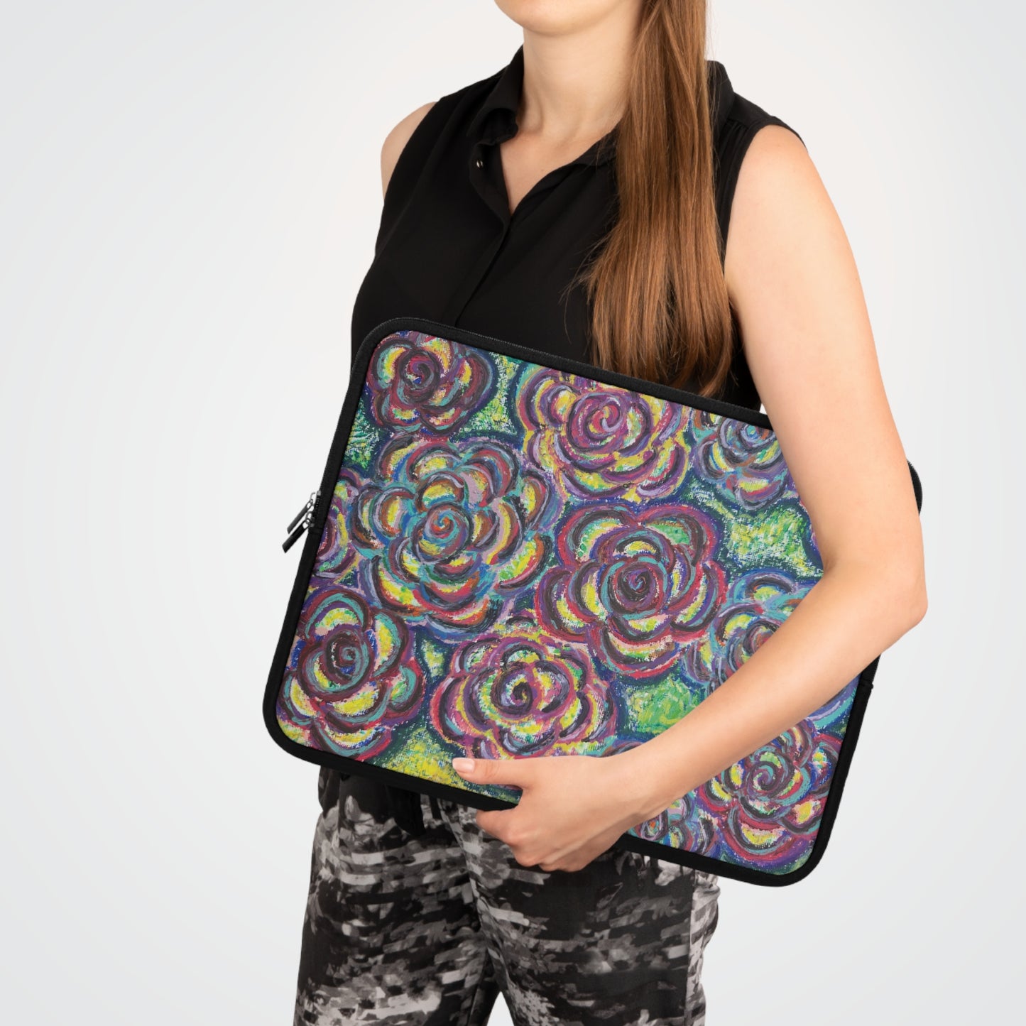 Art Laptop/Tablet Sleeve - Garden Roses