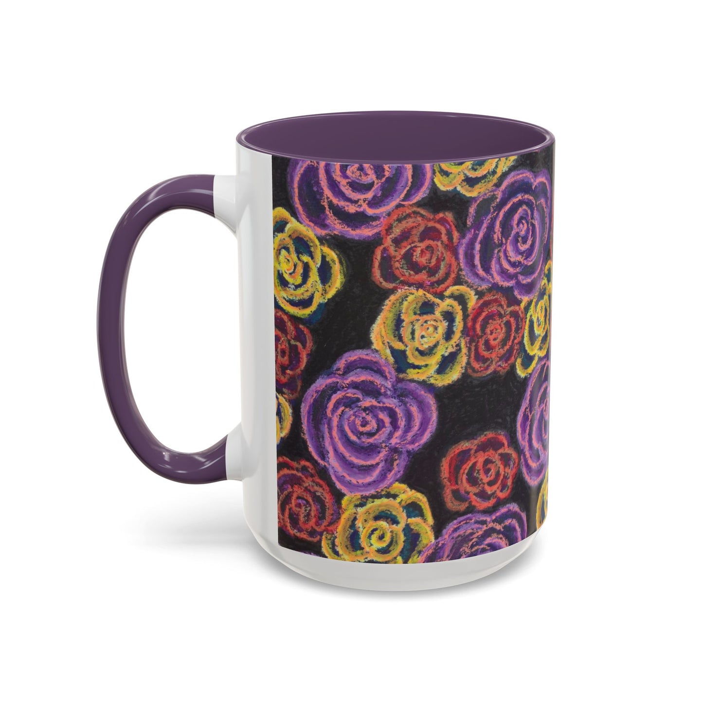 Art Accent Mug - Midnight Roses