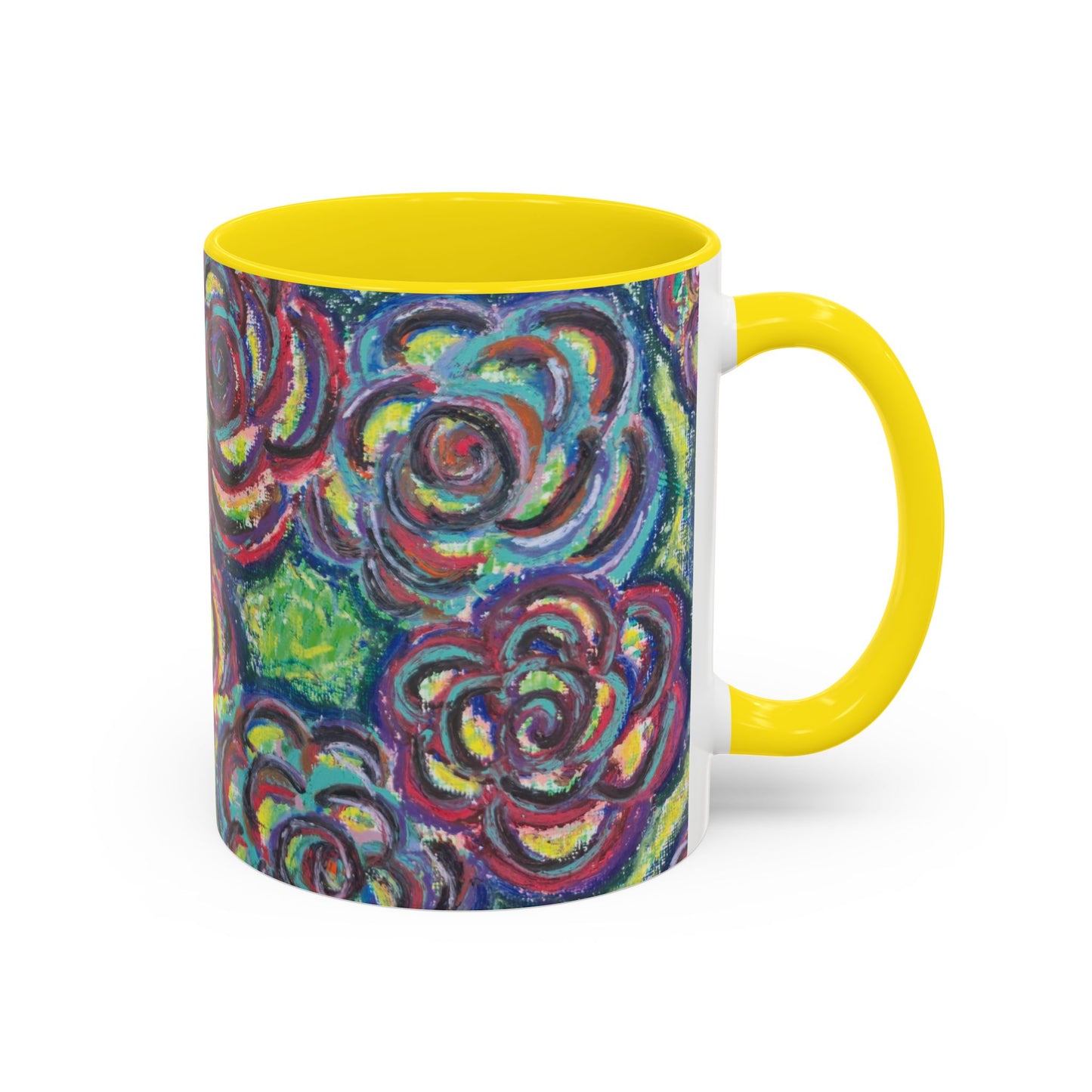 Art Accent Mug - Garden Roses