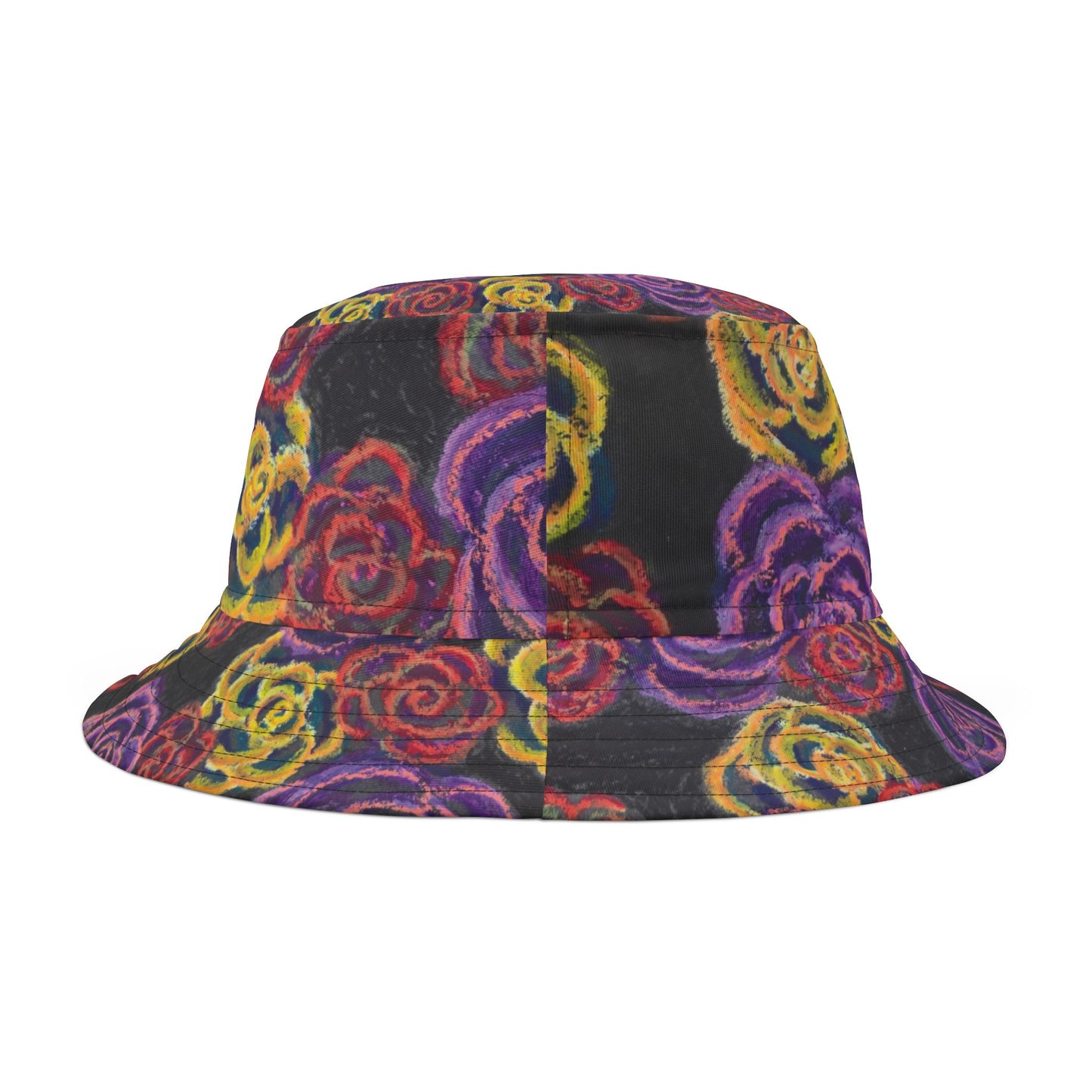 Art Bucket Hat - Midnight Roses