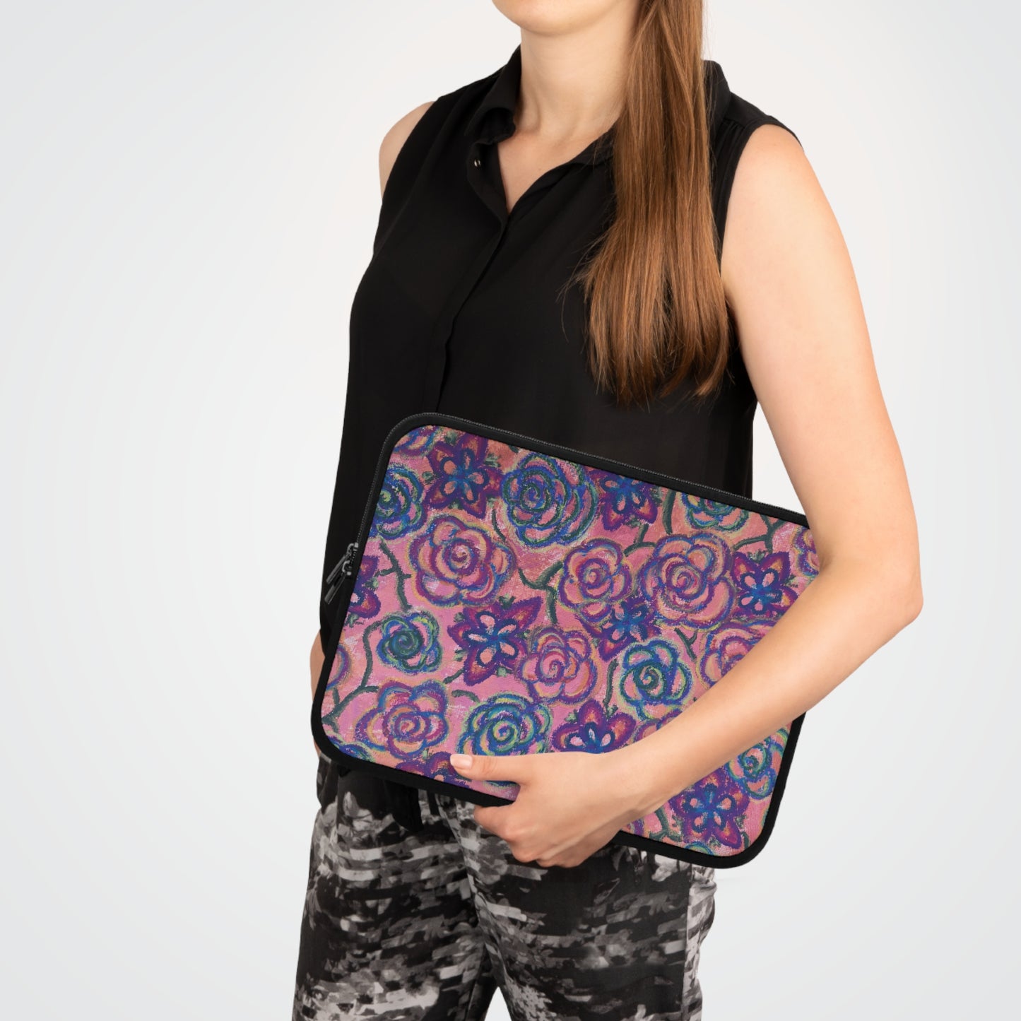Art Laptop/Tablet Sleeve - Mystical Roses
