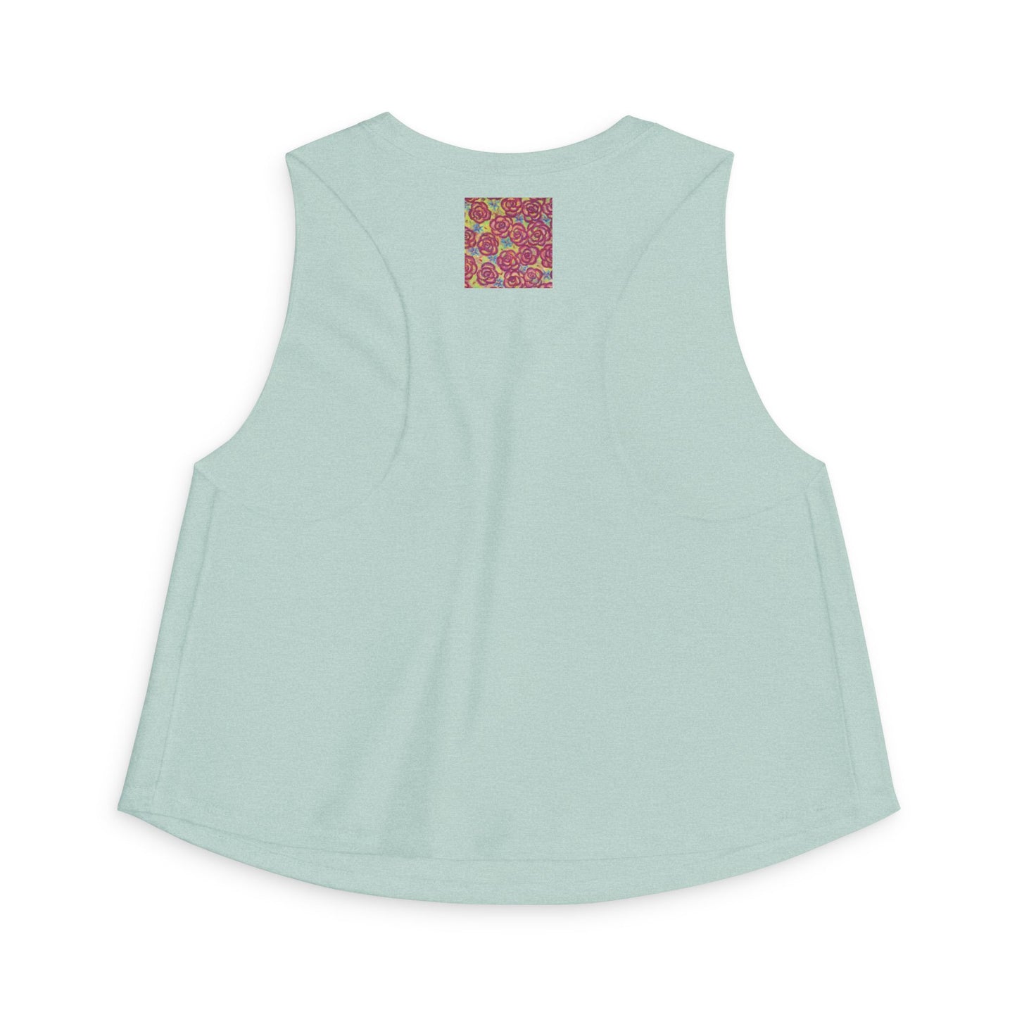 Art Women's Crop Top - Magenta Roses