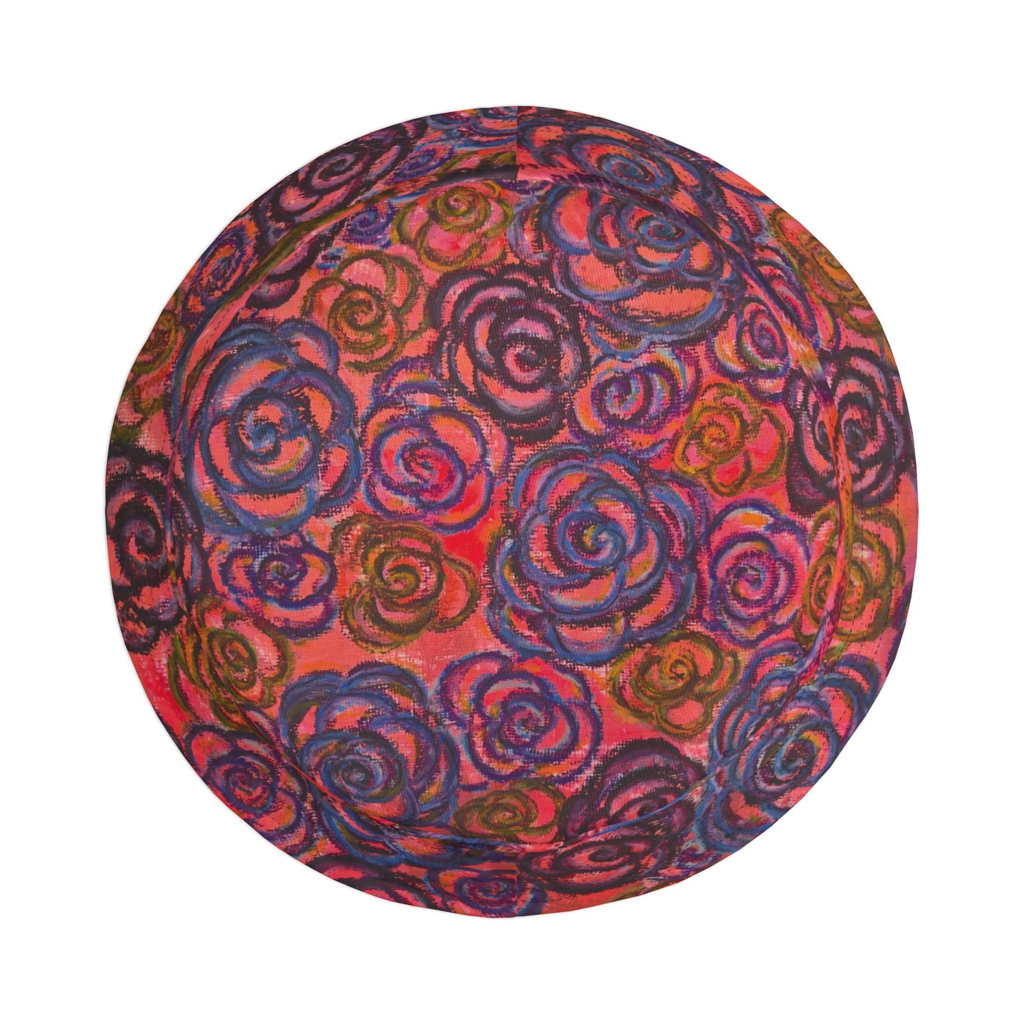 Art Bucket Hat - Electric Pink Roses