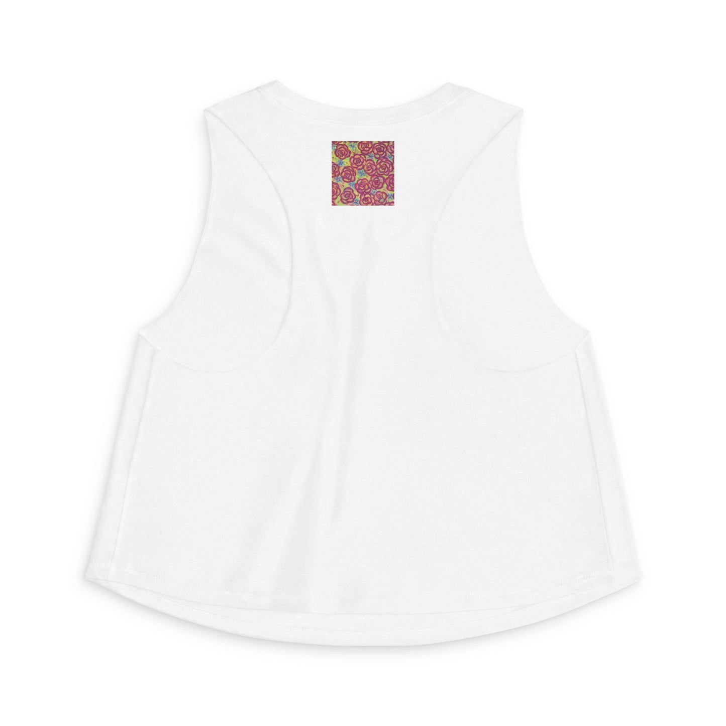 Art Women's Crop Top - Magenta Roses