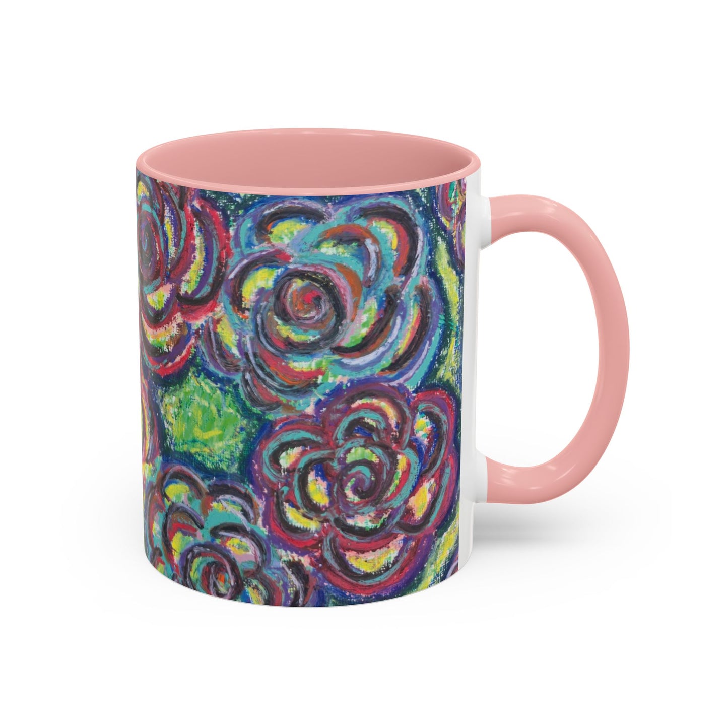 Art Accent Mug - Garden Roses