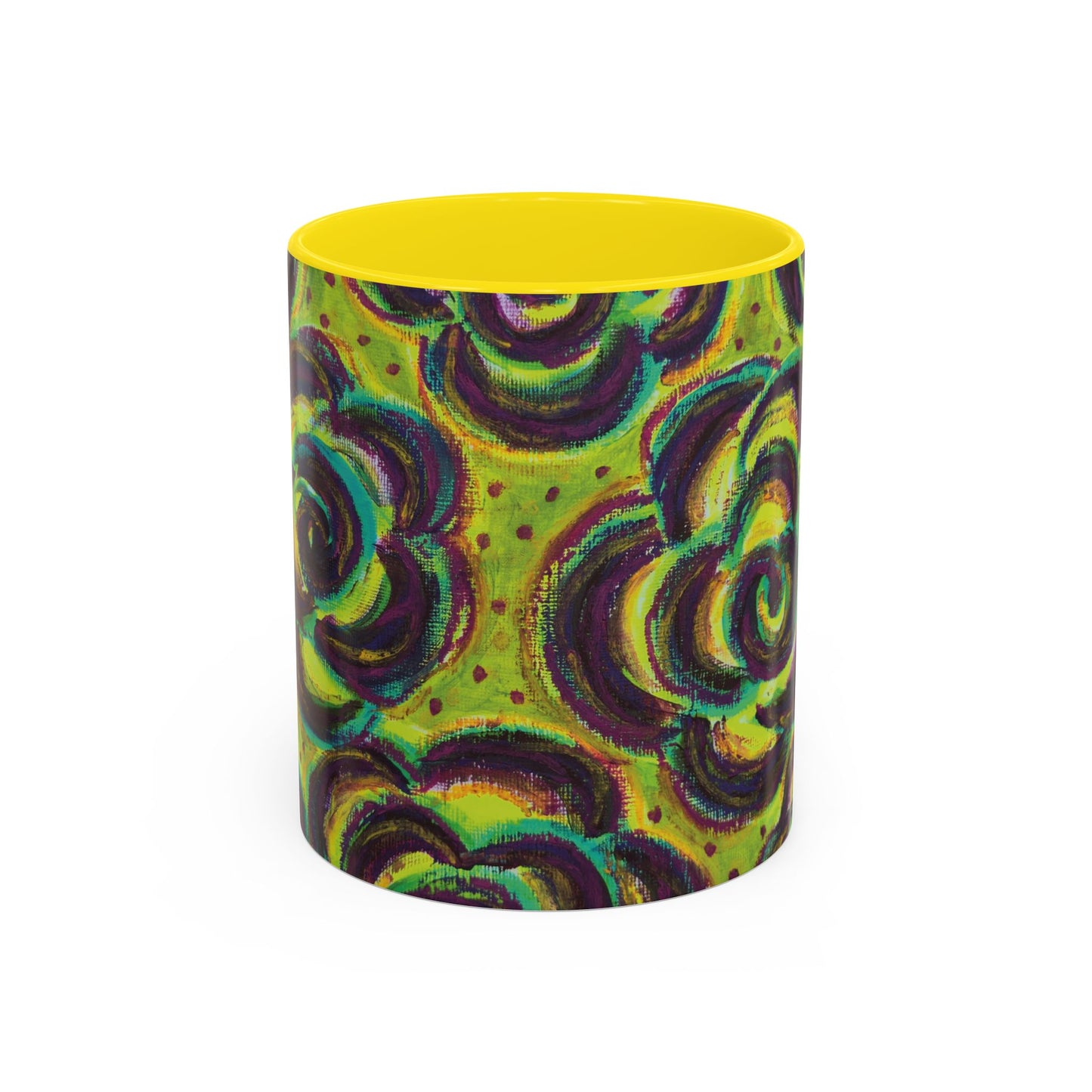 Art Accent Mug -  Peridot Roses