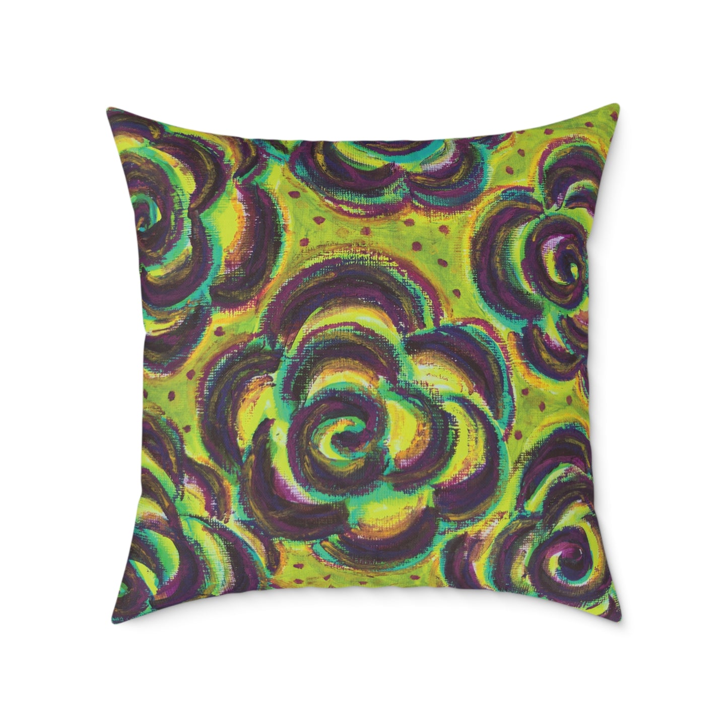 Art Pillow - Peridot Roses