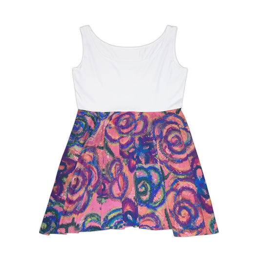 Art Skater Dress - Mystical Roses