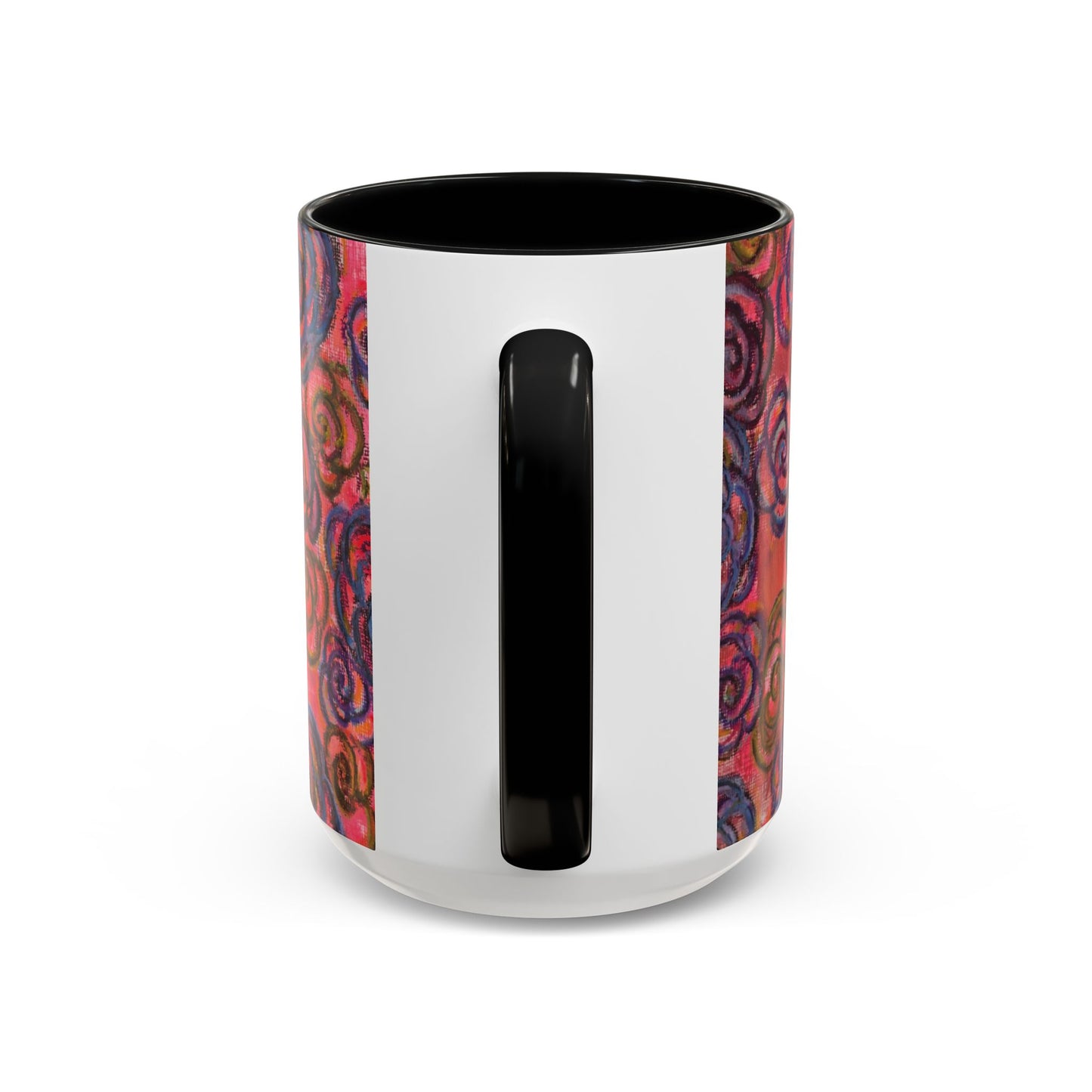 Art Accent Mug - Electric Pink Roses