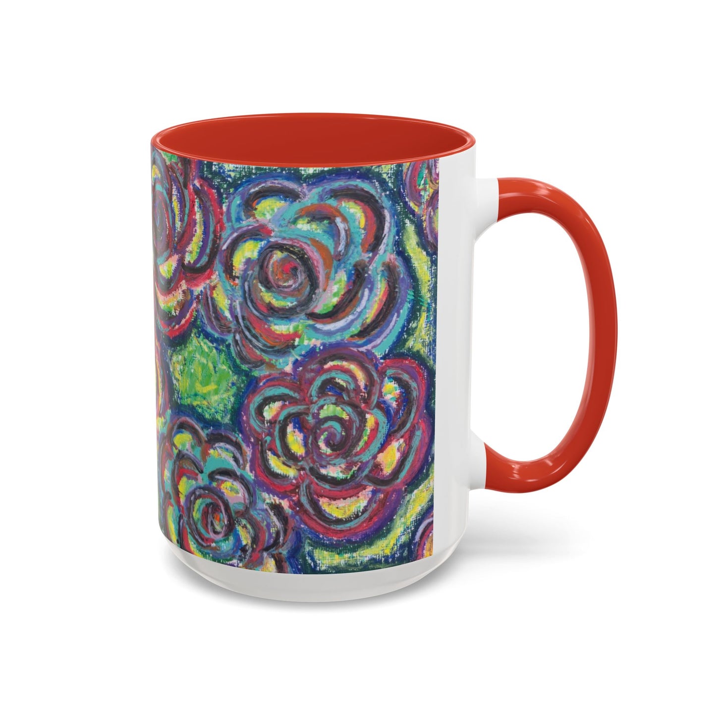 Art Accent Mug - Garden Roses