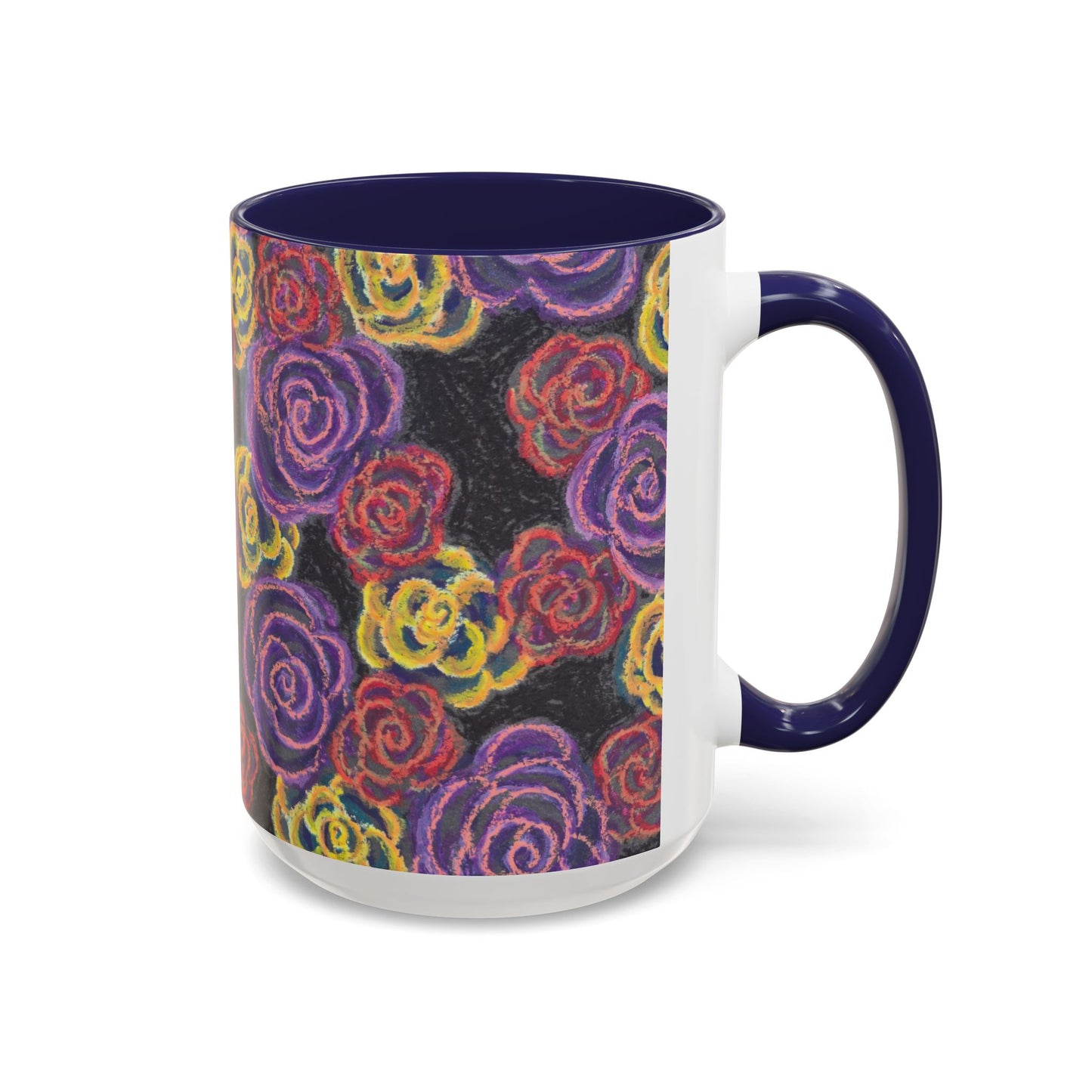 Art Accent Mug - Midnight Roses