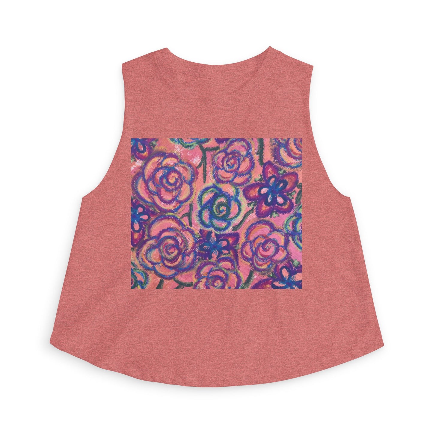 Art Women's Crop Top - Mystical Roses