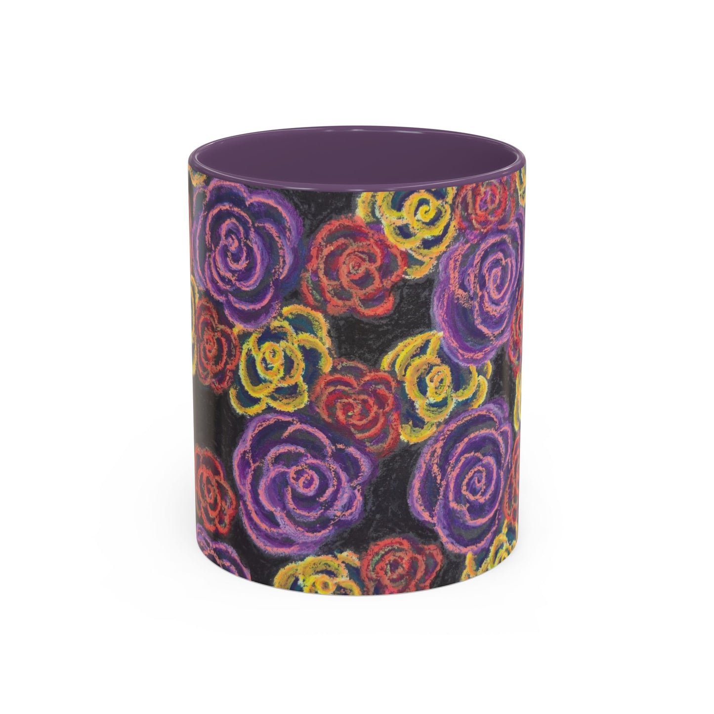 Art Accent Mug - Midnight Roses