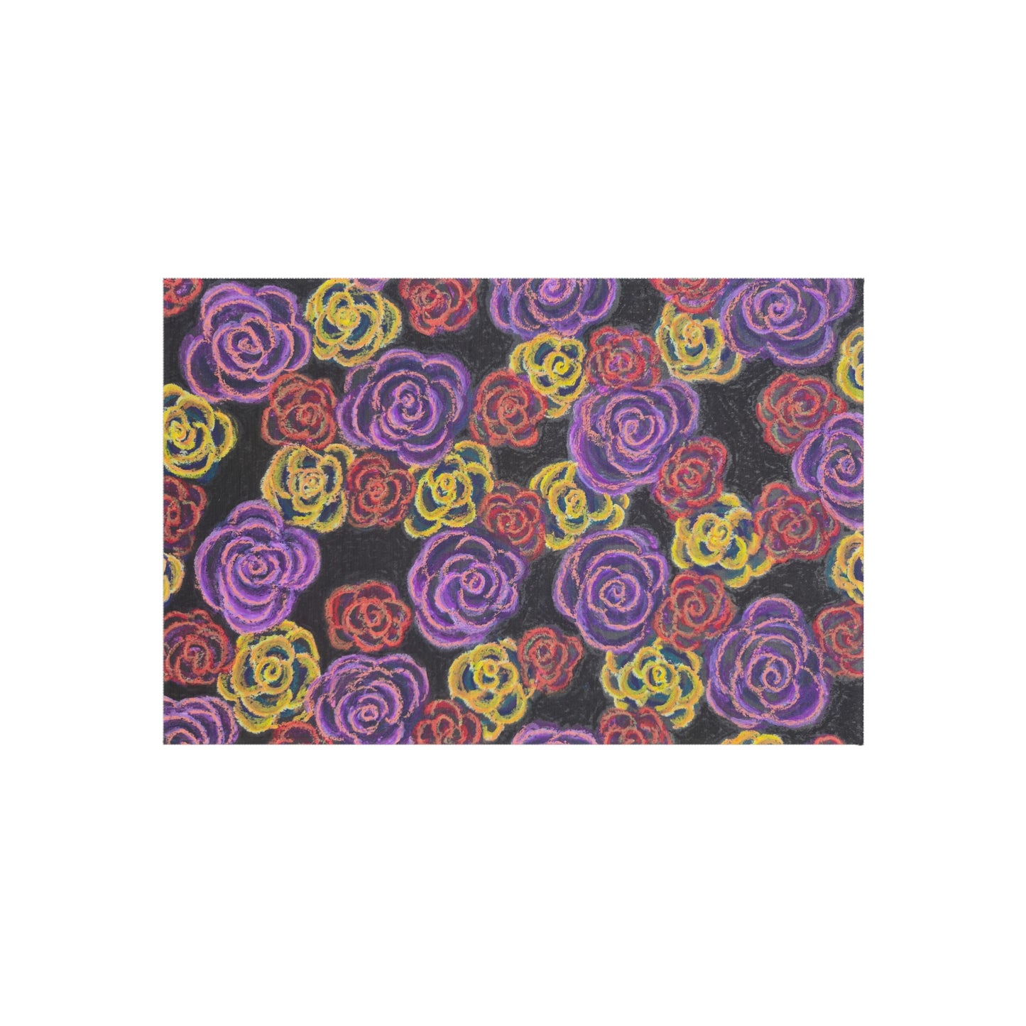 Art Rug - Midnight Roses