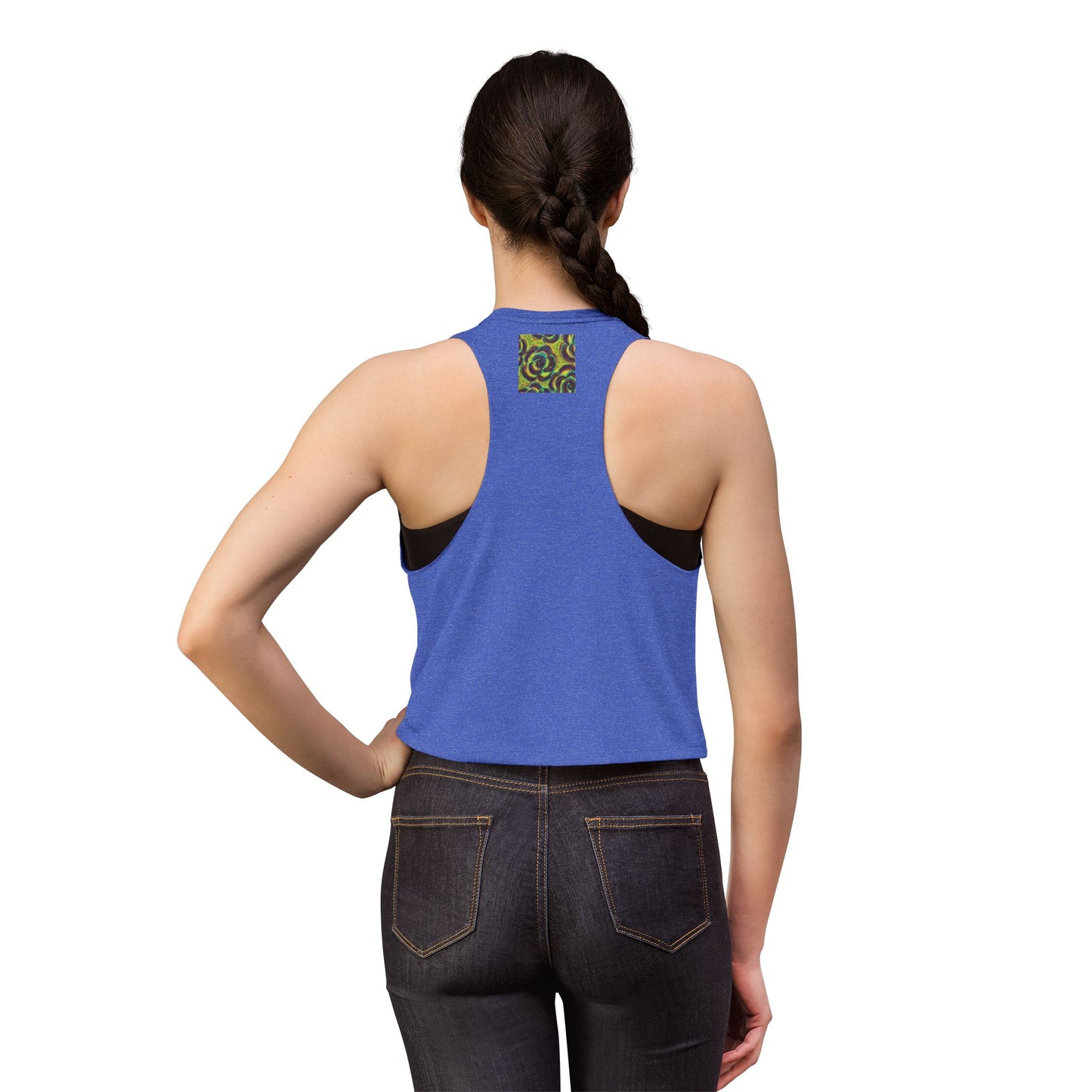 Art Women's Crop Top - Peridot Roses