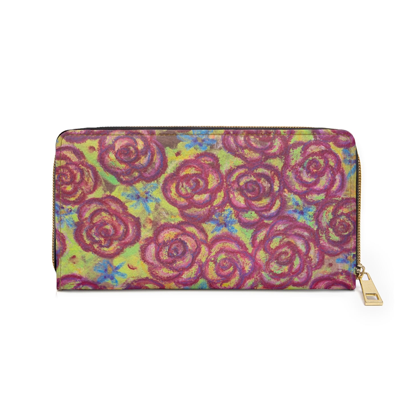 Art Wallet - Magenta Roses