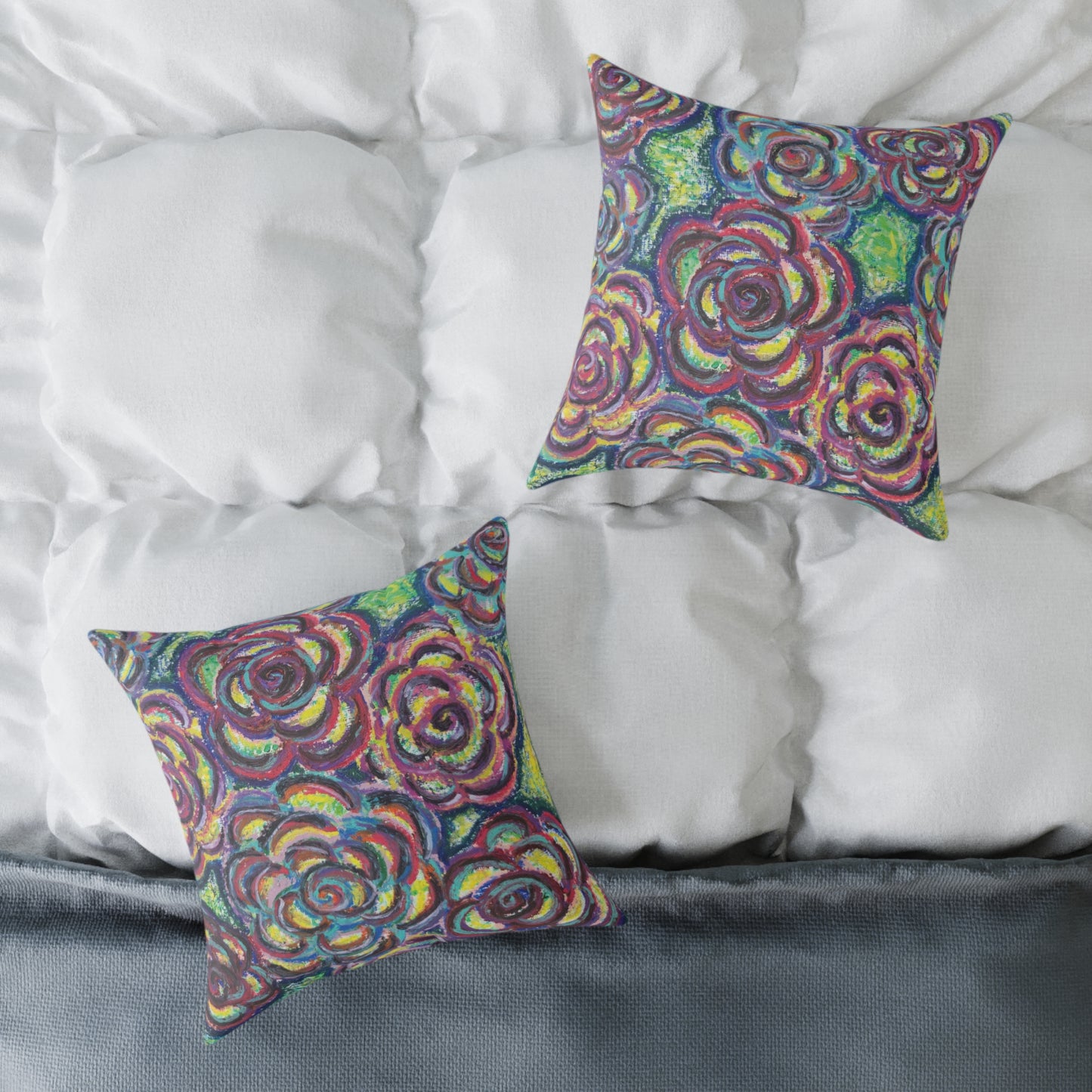 Art Pillow - Garden Roses