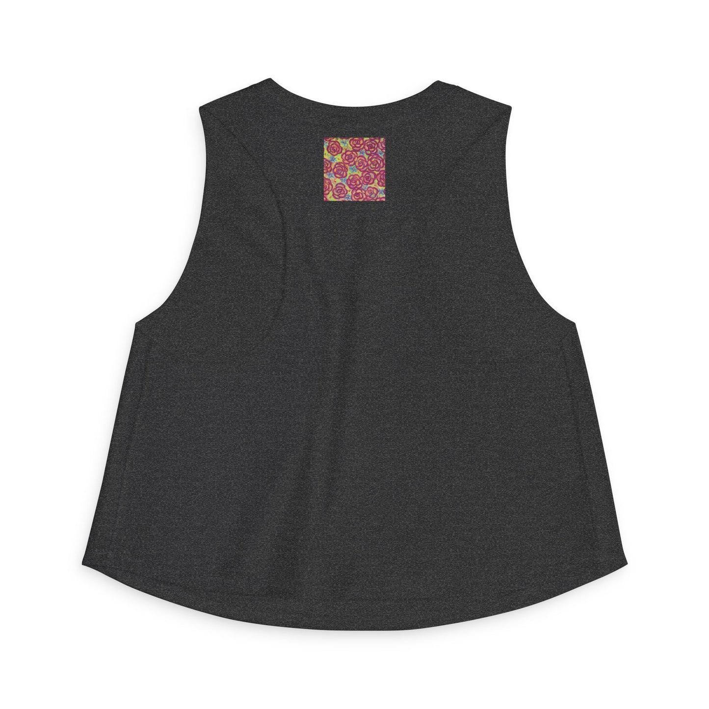 Art Women's Crop Top - Magenta Roses