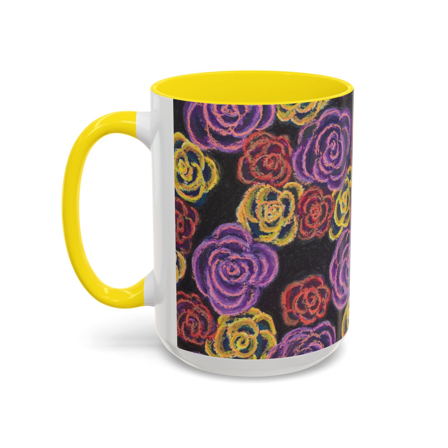 Art Accent Mug - Midnight Roses