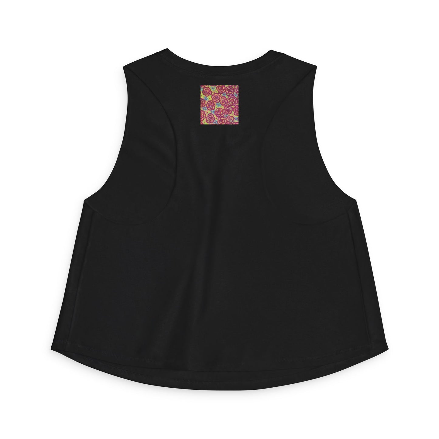 Art Women's Crop Top - Magenta Roses