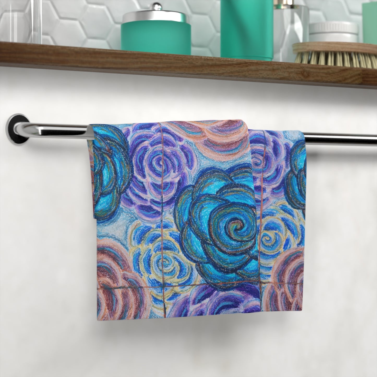 Art Face Towel - Hometown Roses