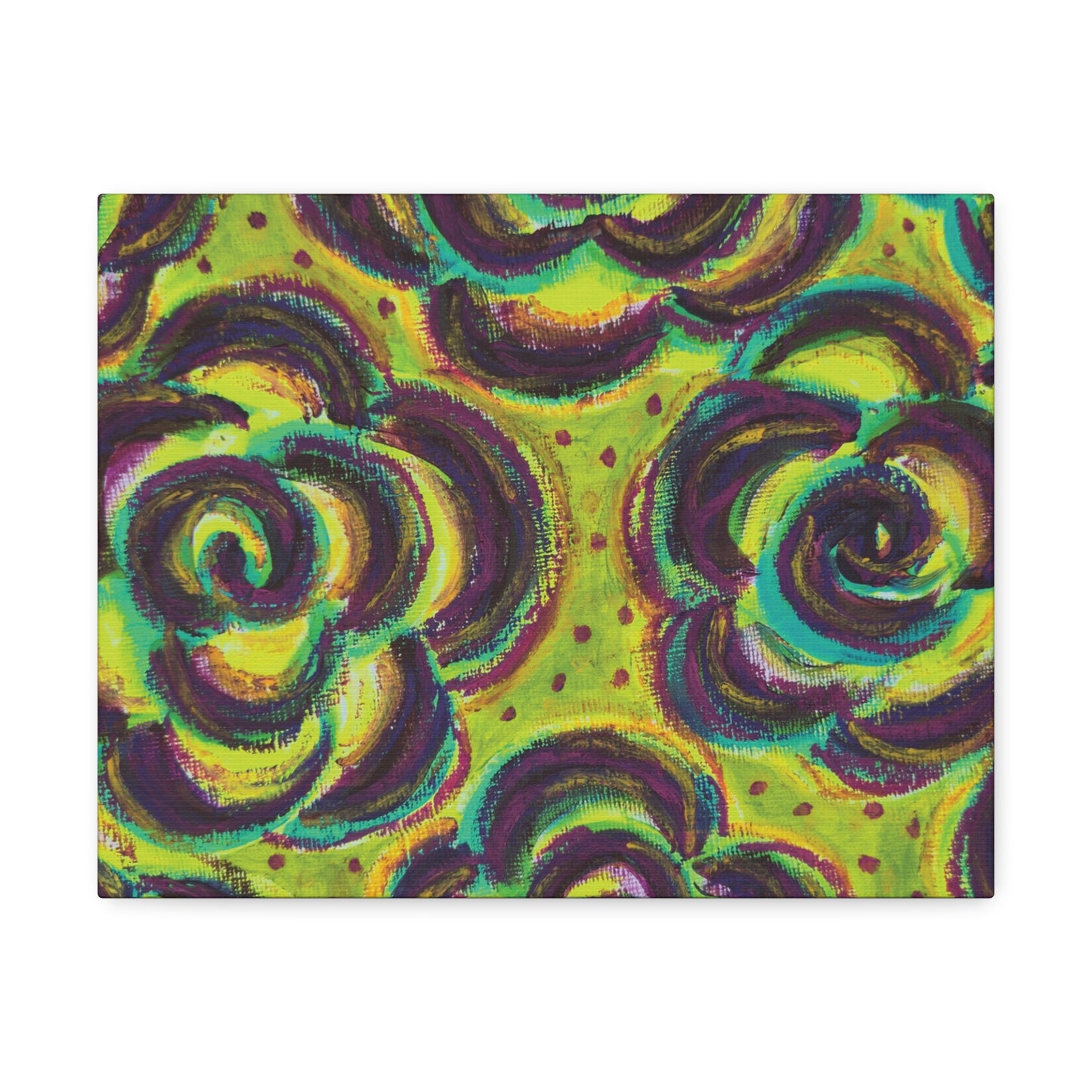 Art Canvas - Peridot Roses
