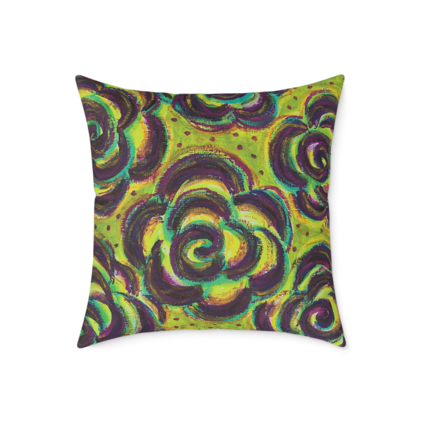 Art Pillow - Peridot Roses
