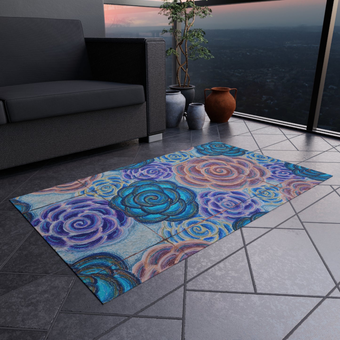 Art Rug - Hometown Roses