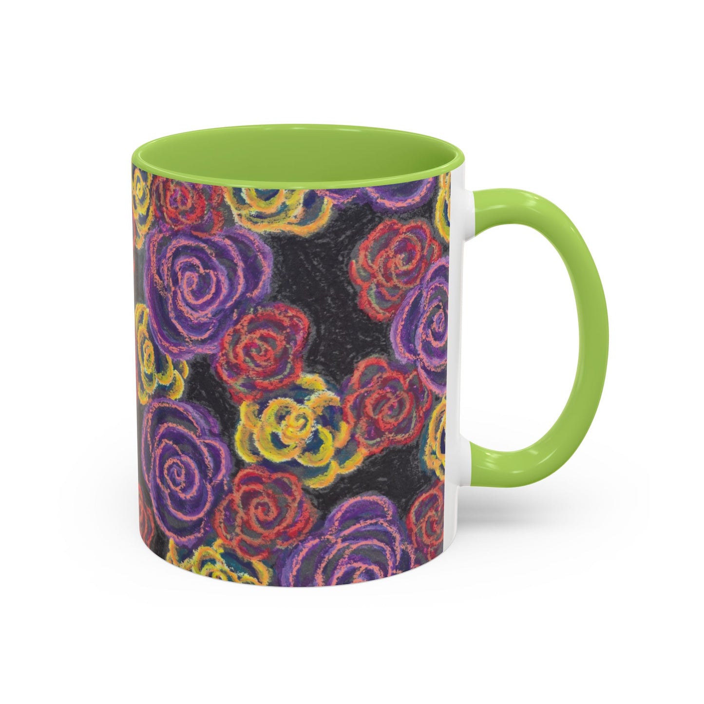 Art Accent Mug - Midnight Roses