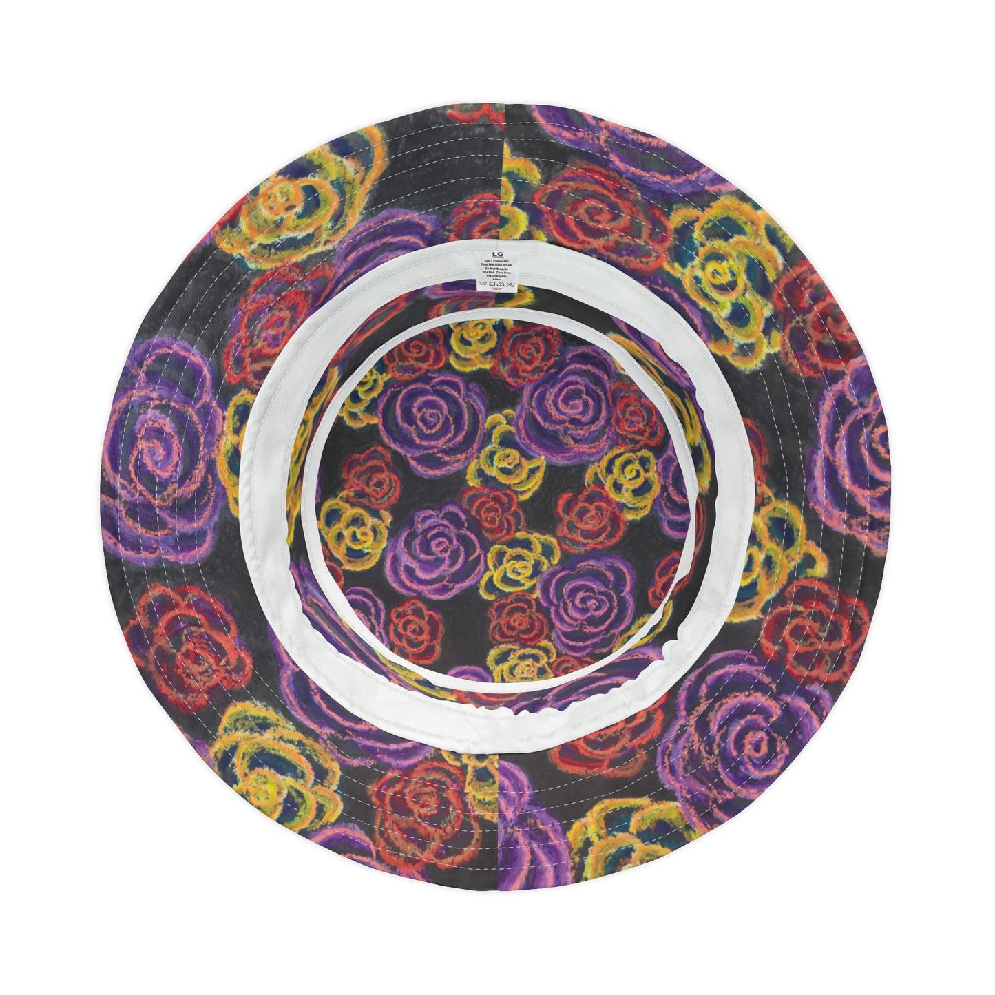 Art Bucket Hat - Midnight Roses