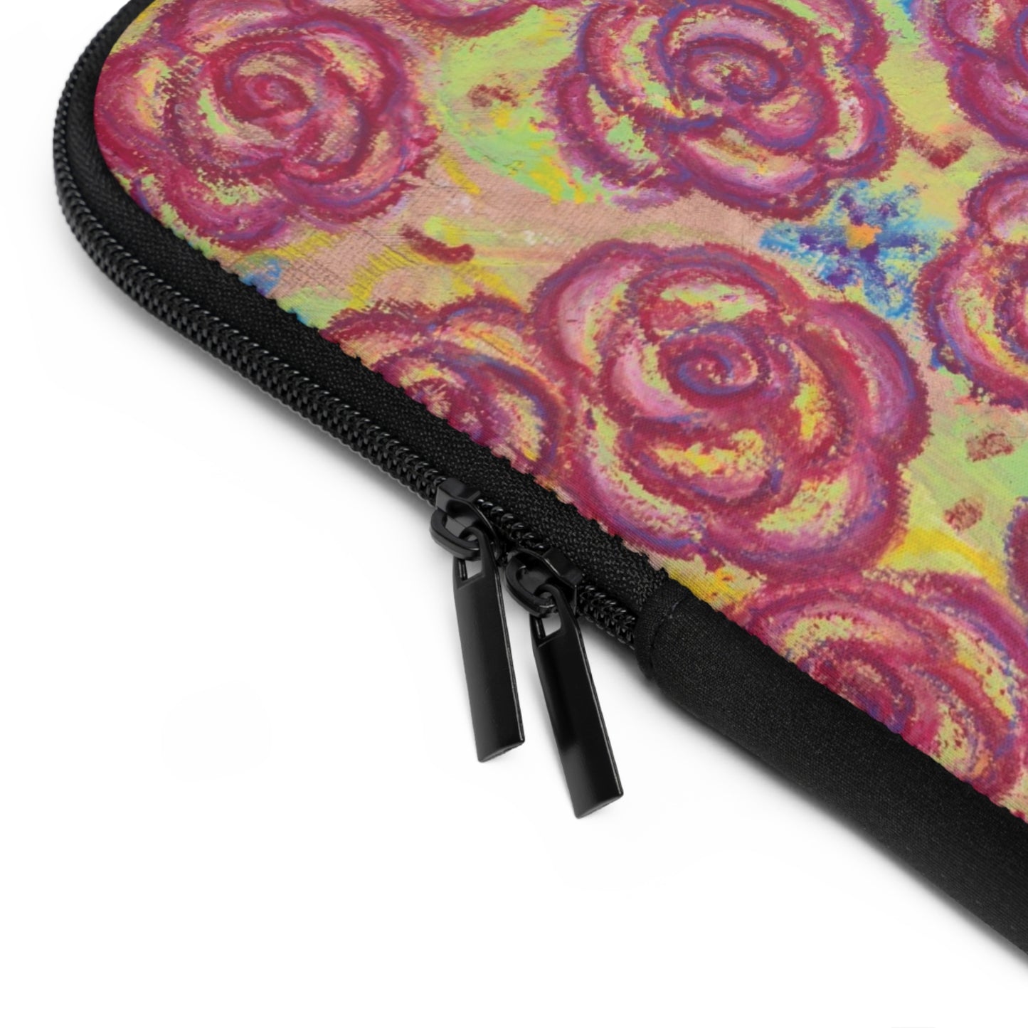 Art Laptop/Tablet Sleeve - Magenta Roses