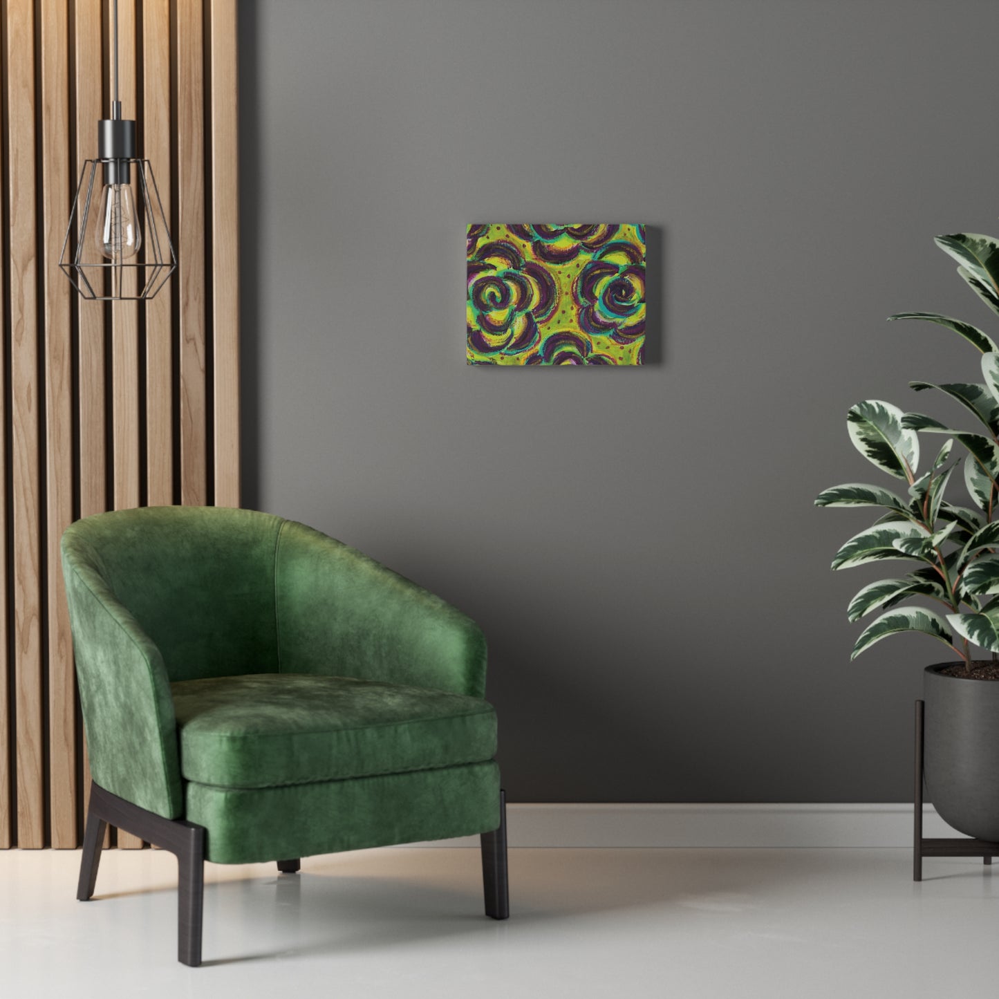 Art Canvas - Peridot Roses