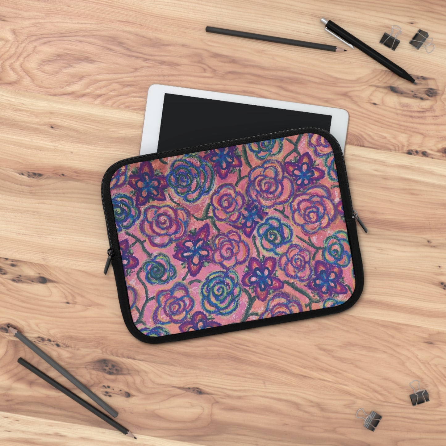 Art Laptop/Tablet Sleeve - Mystical Roses