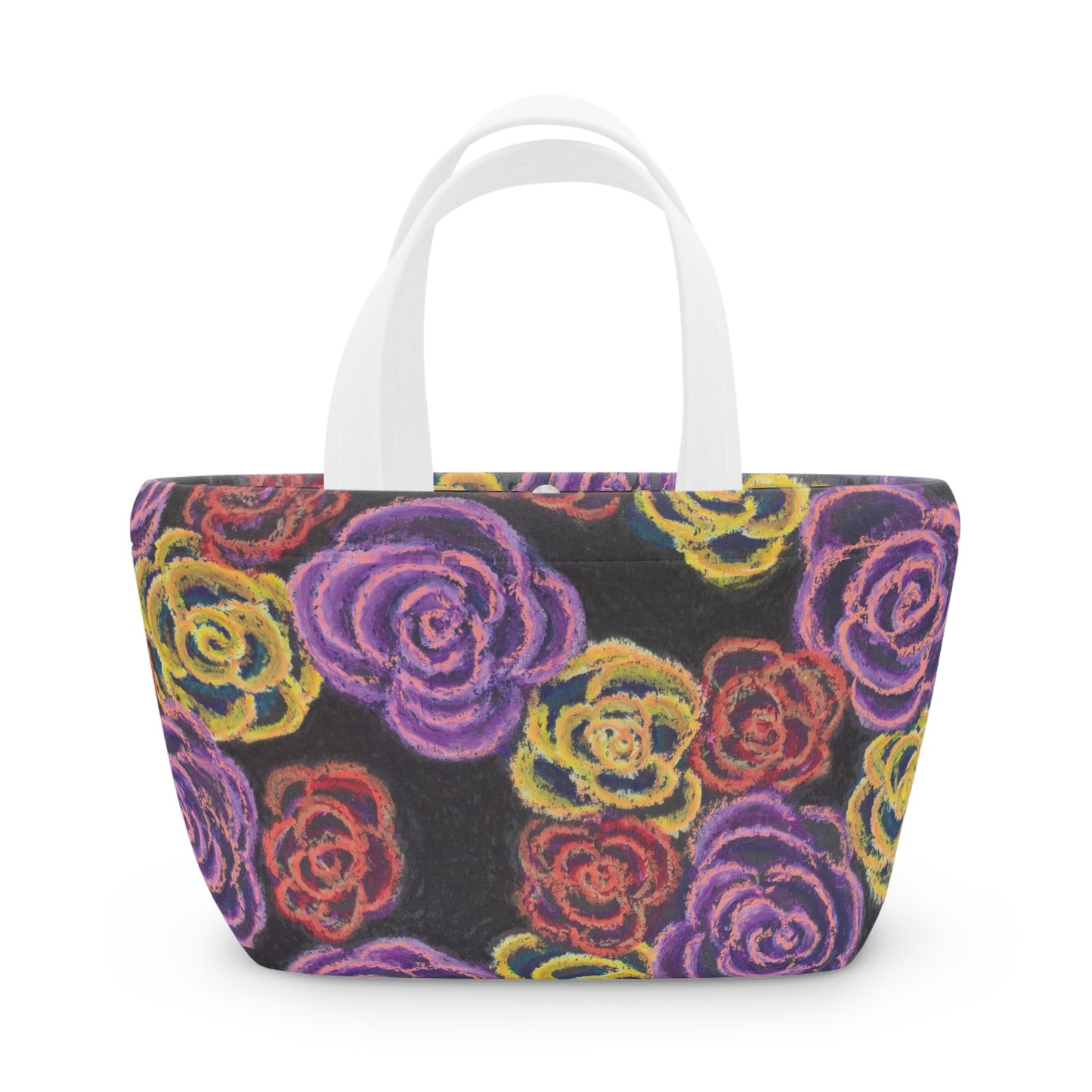 Art Lunch Bag - Midnight Roses