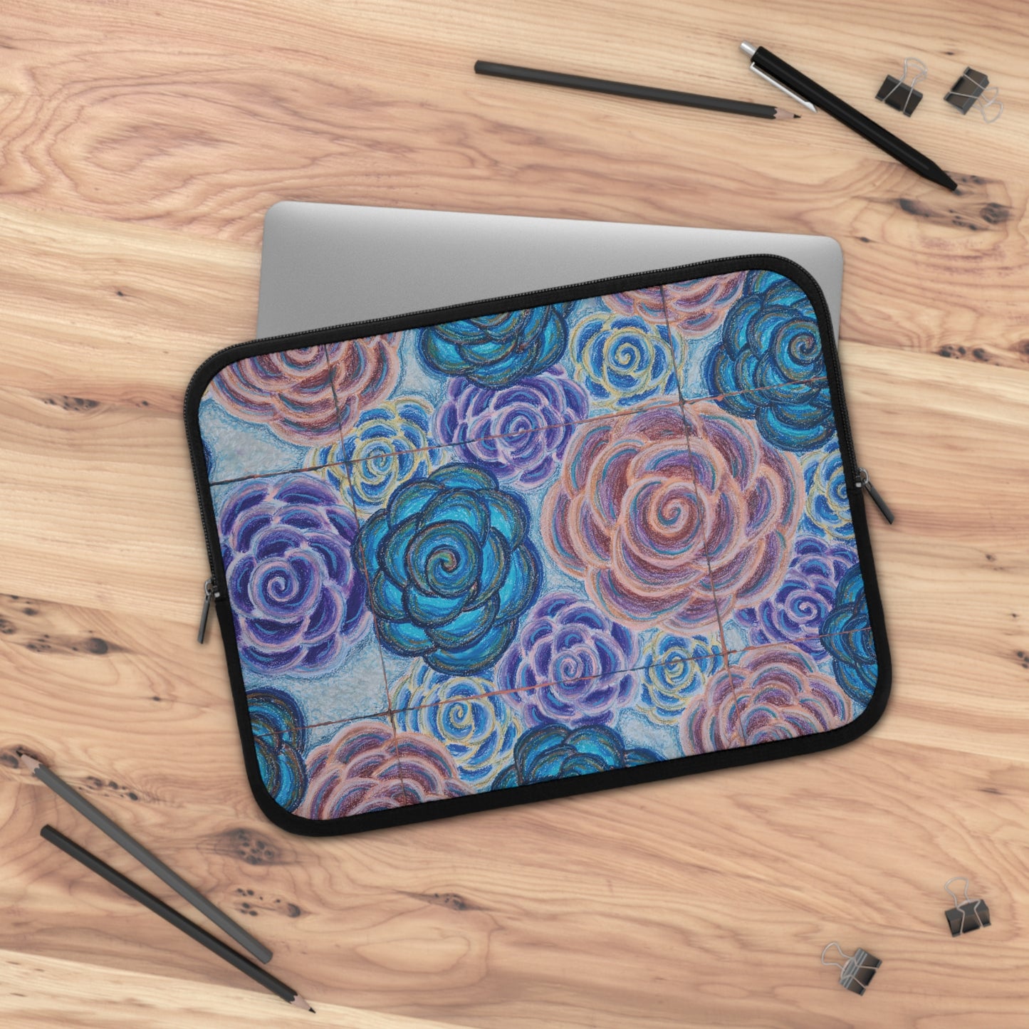 Art Laptop/Tablet Sleeve - Hometown Roses