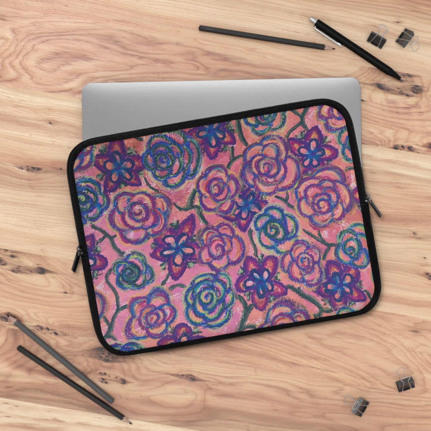 Art Laptop/Tablet Sleeve - Mystical Roses