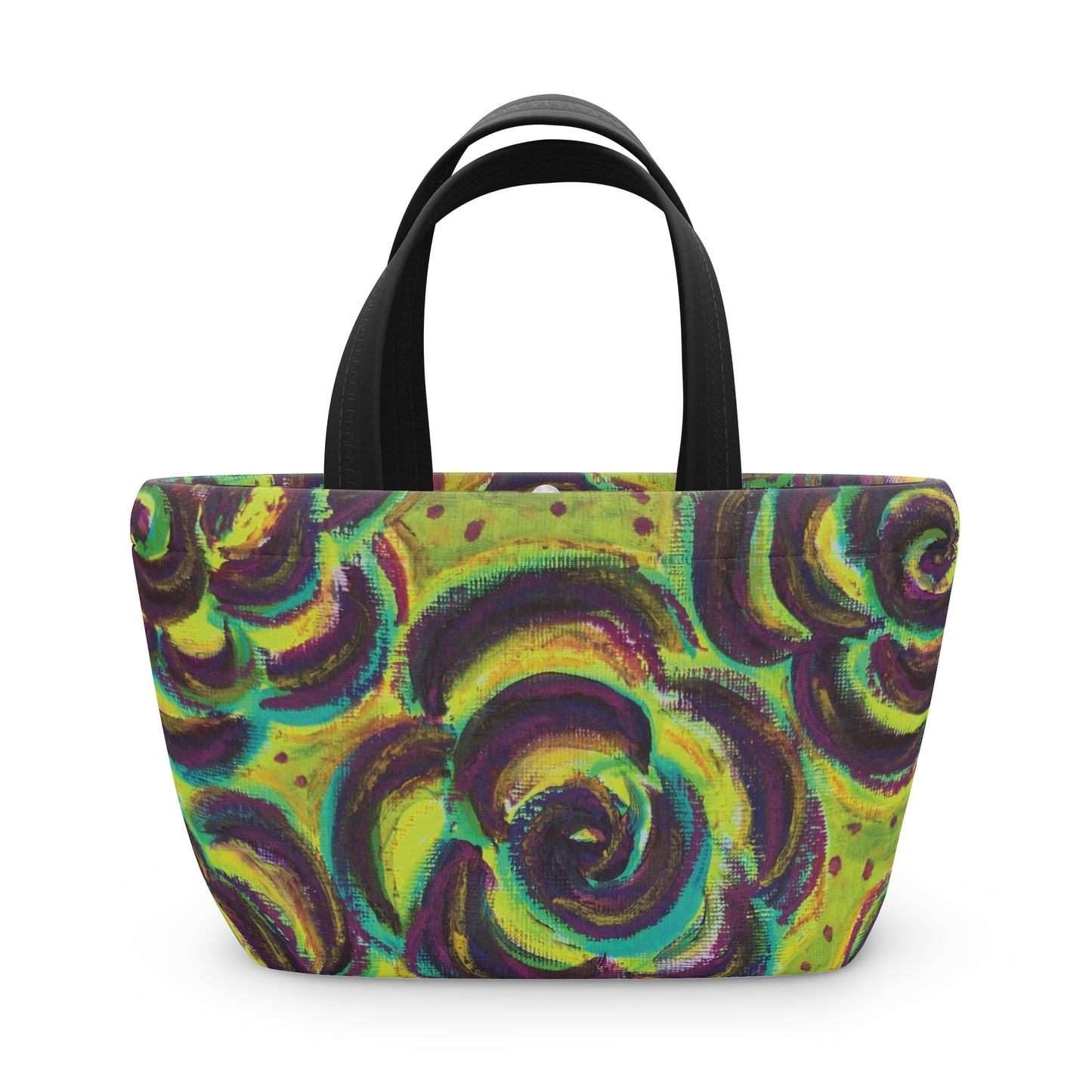 Art Lunch Bag - Peridot Roses