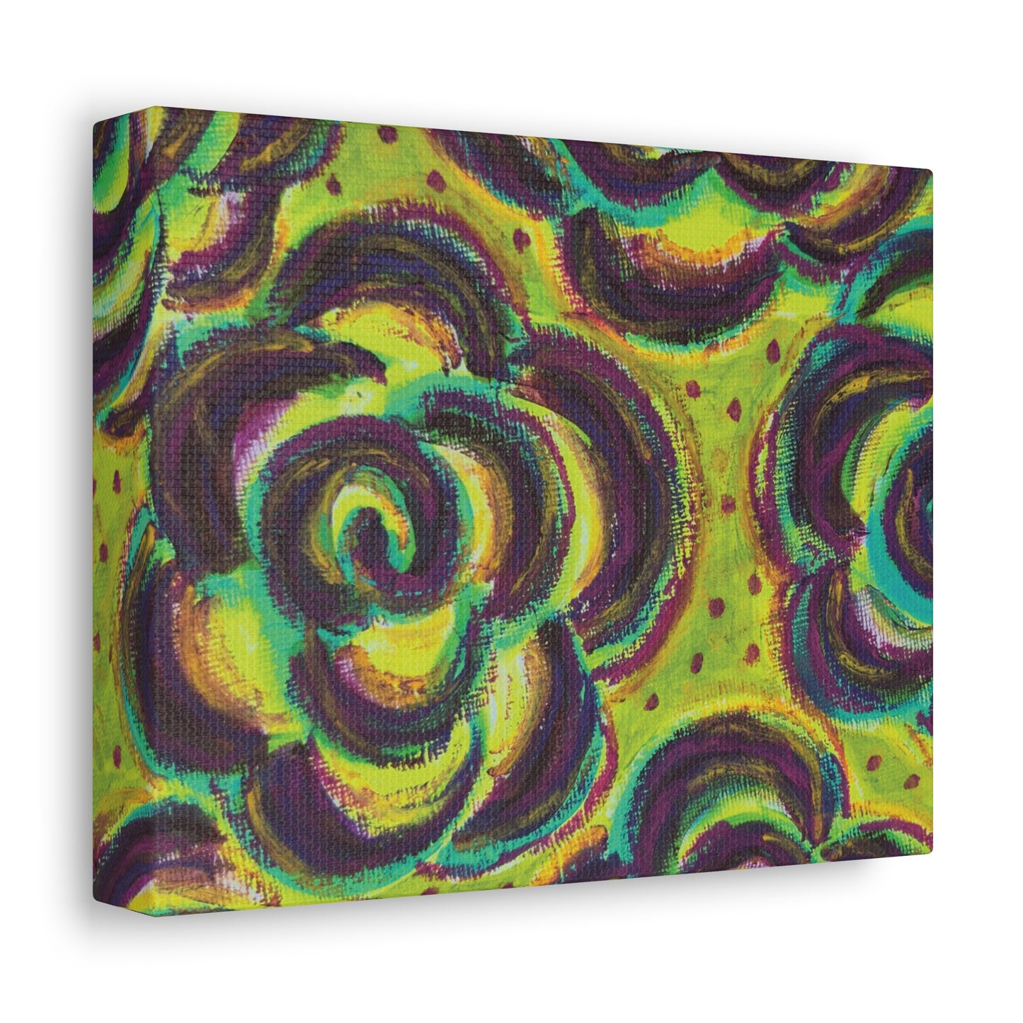 Art Canvas - Peridot Roses