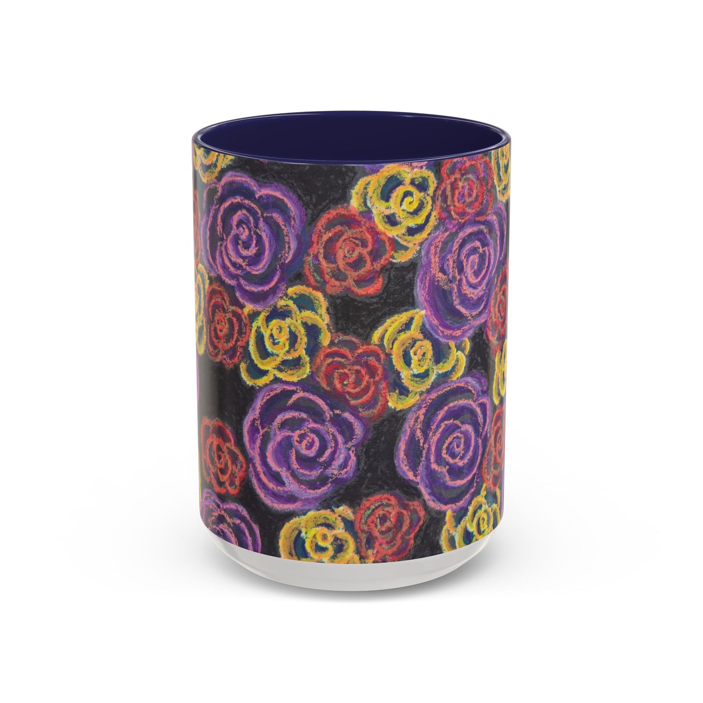 Art Accent Mug - Midnight Roses