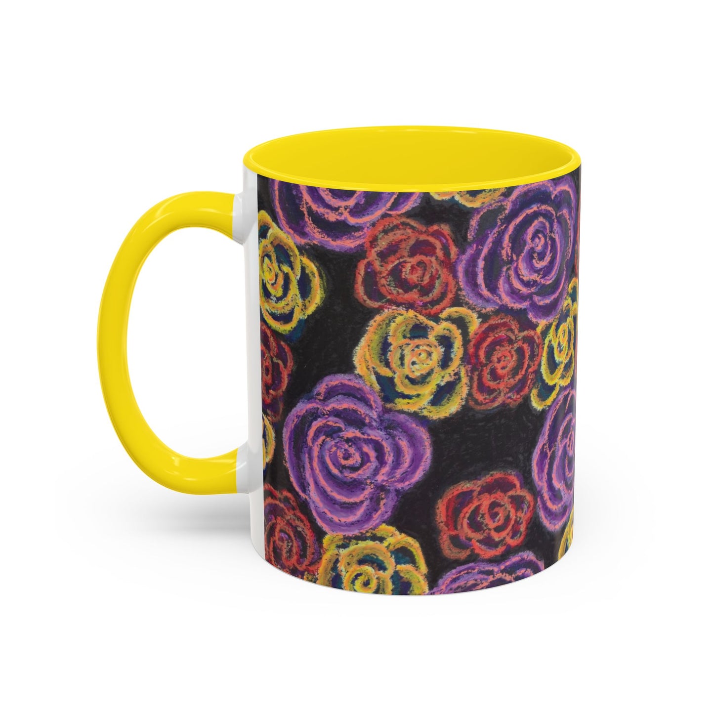 Art Accent Mug - Midnight Roses