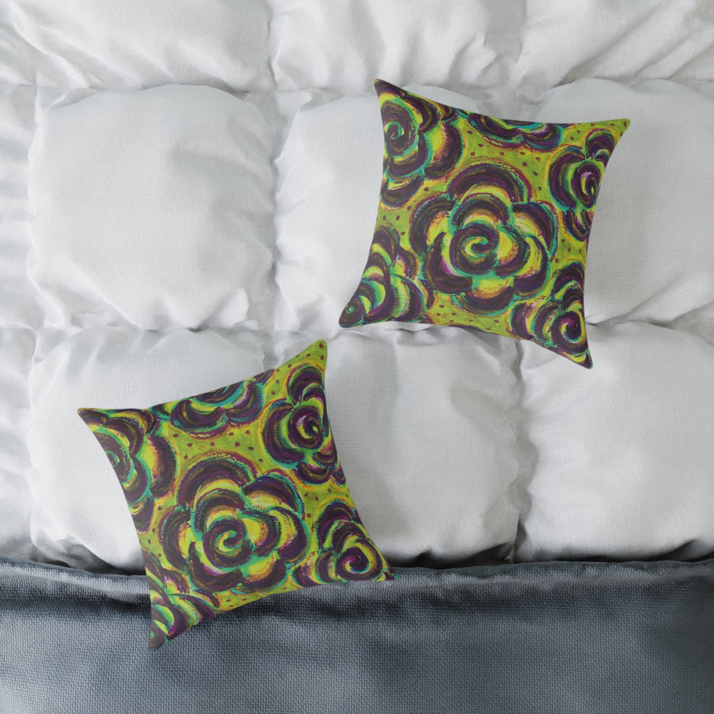 Art Pillow - Peridot Roses