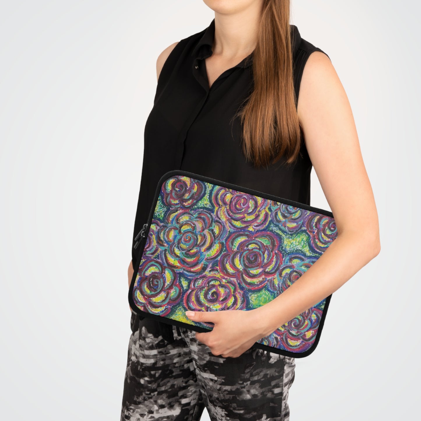Art Laptop/Tablet Sleeve - Garden Roses