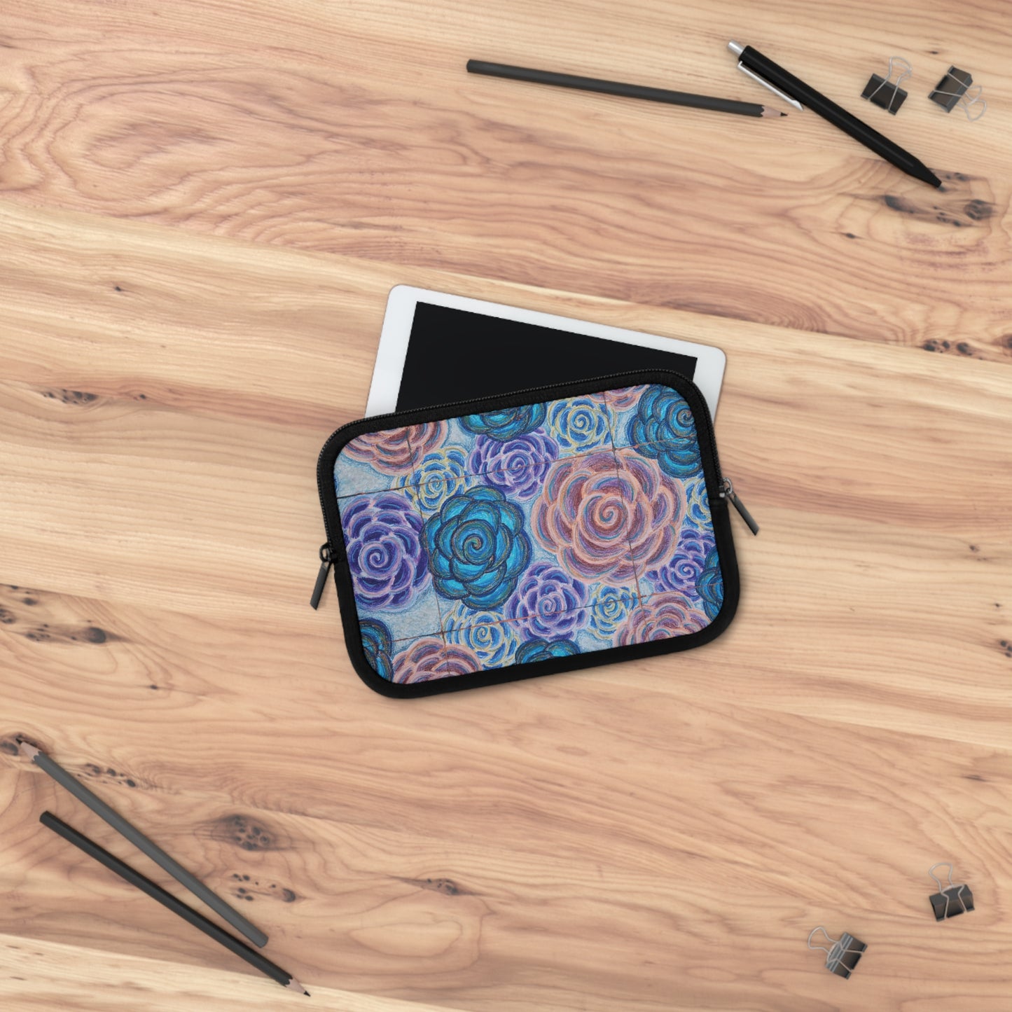 Art Laptop/Tablet Sleeve - Hometown Roses