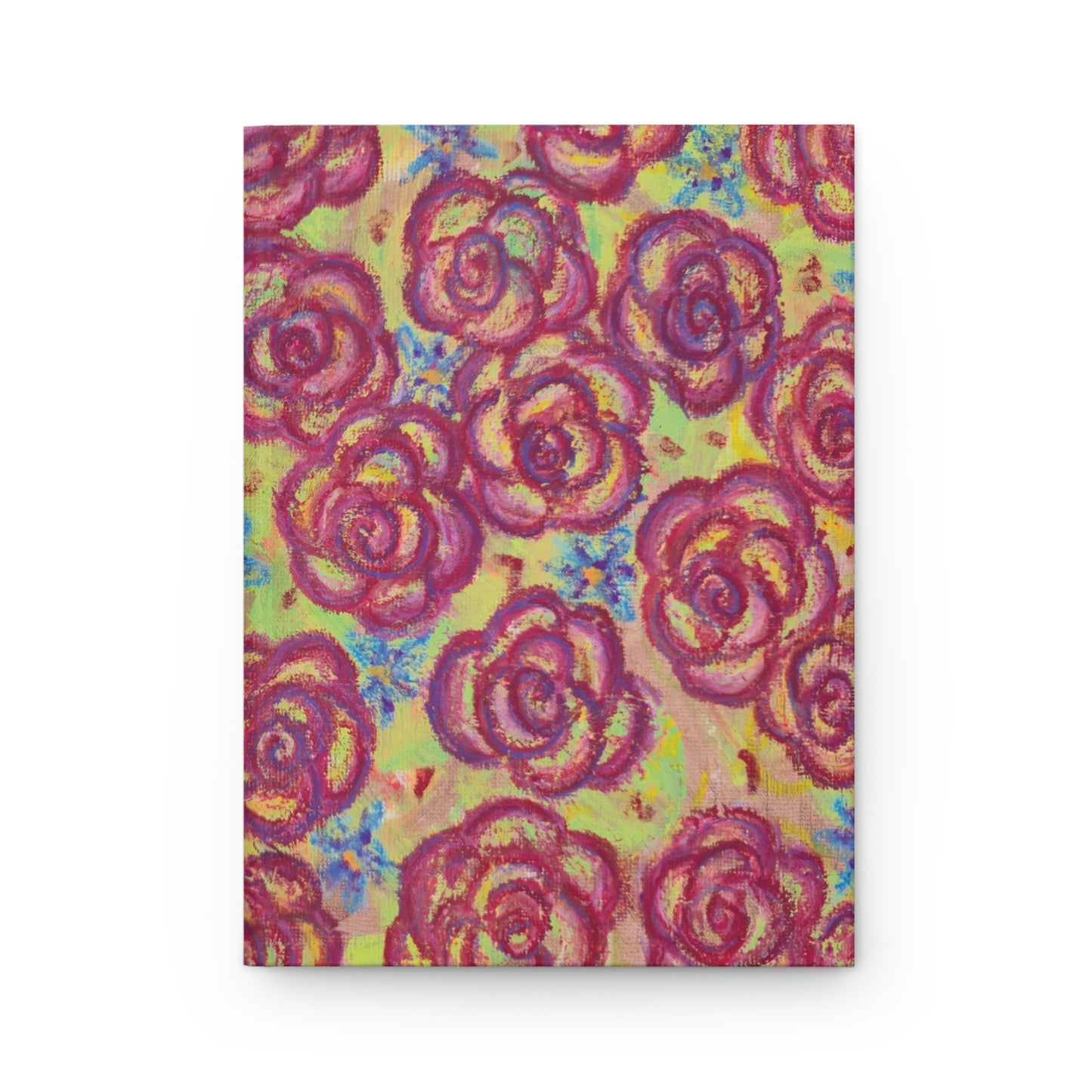 Hardcover Journal Matte - Magenta Roses