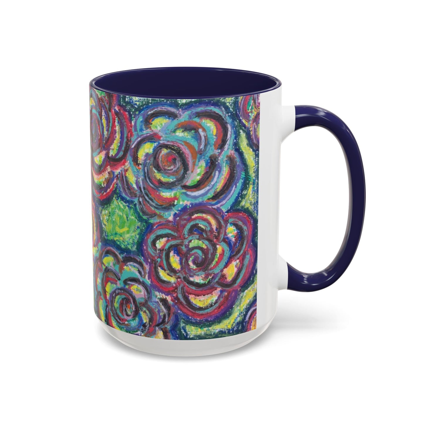 Art Accent Mug - Garden Roses
