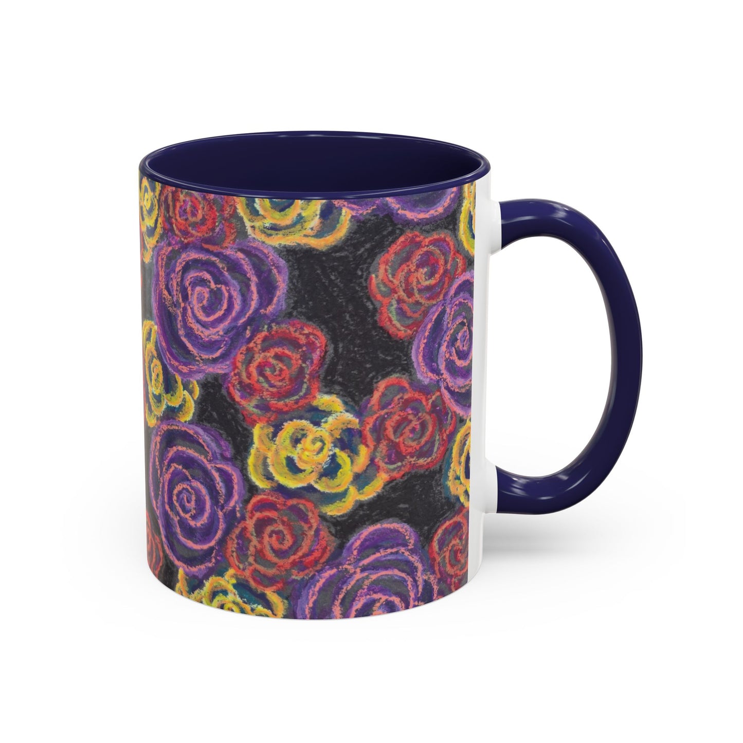 Art Accent Mug - Midnight Roses