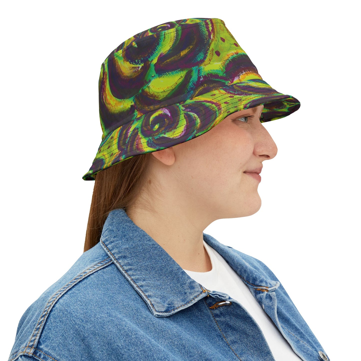Art Bucket Hat - Peridot Roses