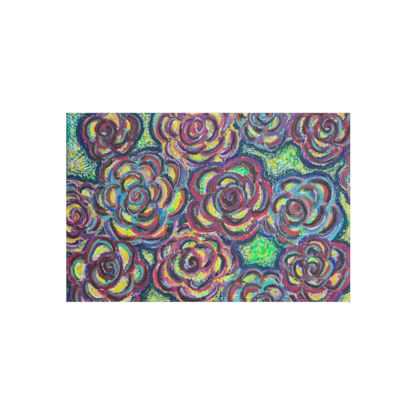 Art Rug - Garden Roses